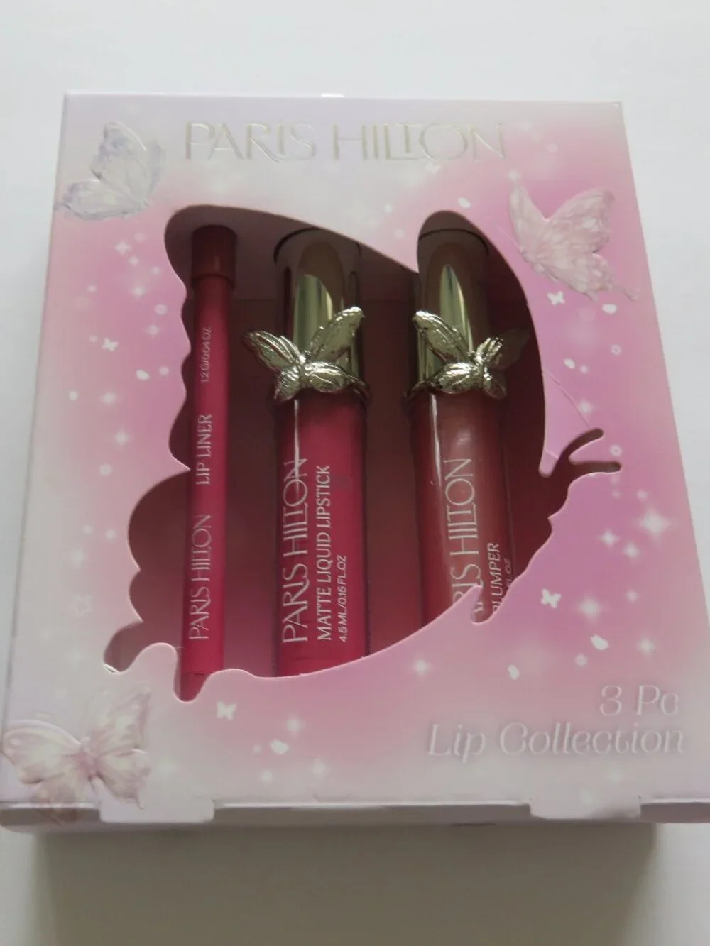(#143) Paris Hilton 3pc Lip Collection